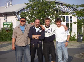 EIFEL-TEAM 2005 Gerdi, Pit, Andi, Micha