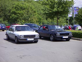  2x OPEL Ascona B in der Eifel 